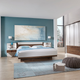 Illustration for article titled Catania Platform Solid Wood Bedroom Set Onlineem/em